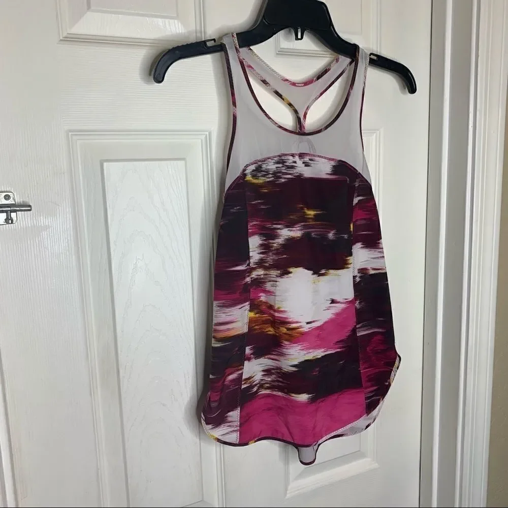 LULULEMON PIGMENT WIND DUCK SAUCE 5 MILE SINGLET